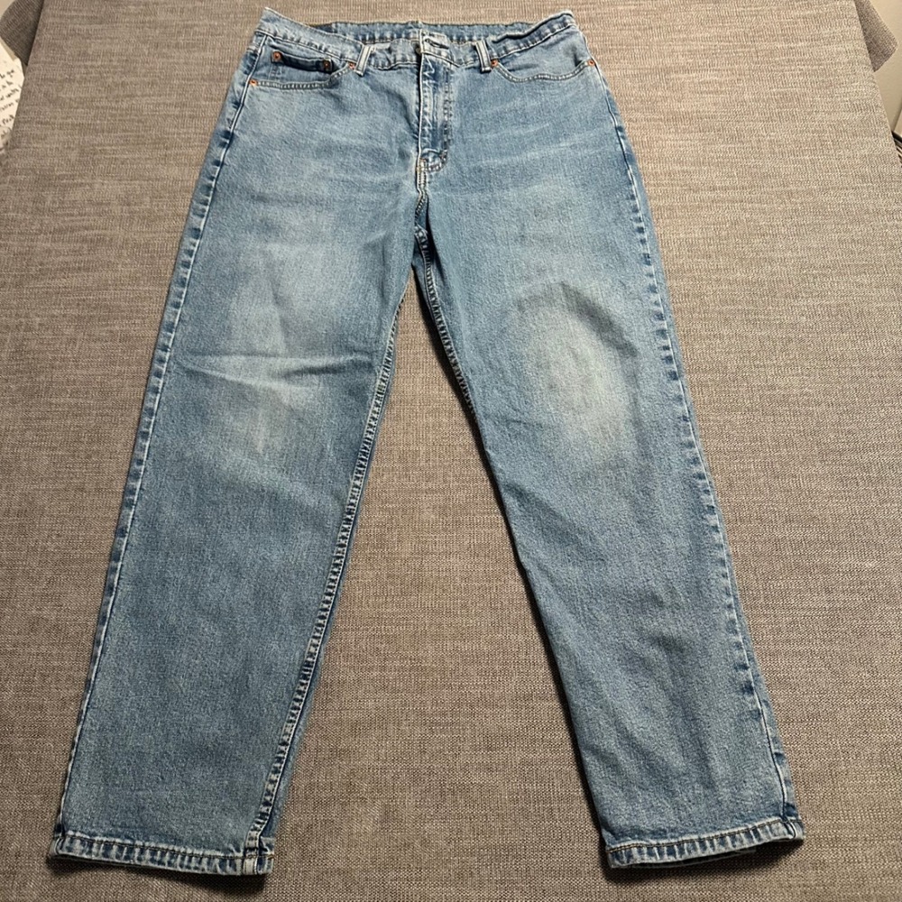 Levis 550 Relaxed Fit Jeans Mens 36x29 Blue Tapered Leg Denim